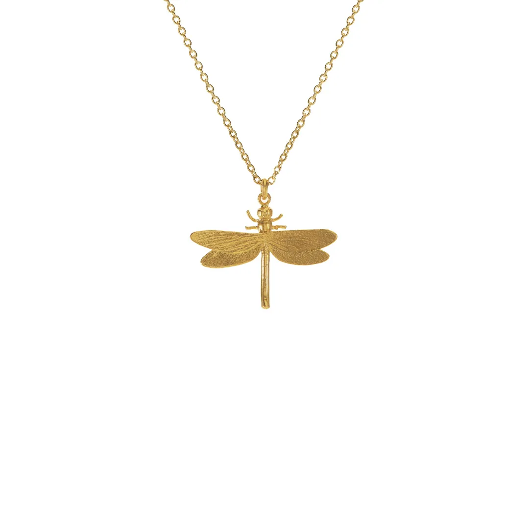 Dragonfly Gold Plated Necklace