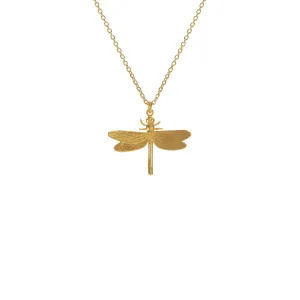 Dragonfly Gold Plated Necklace