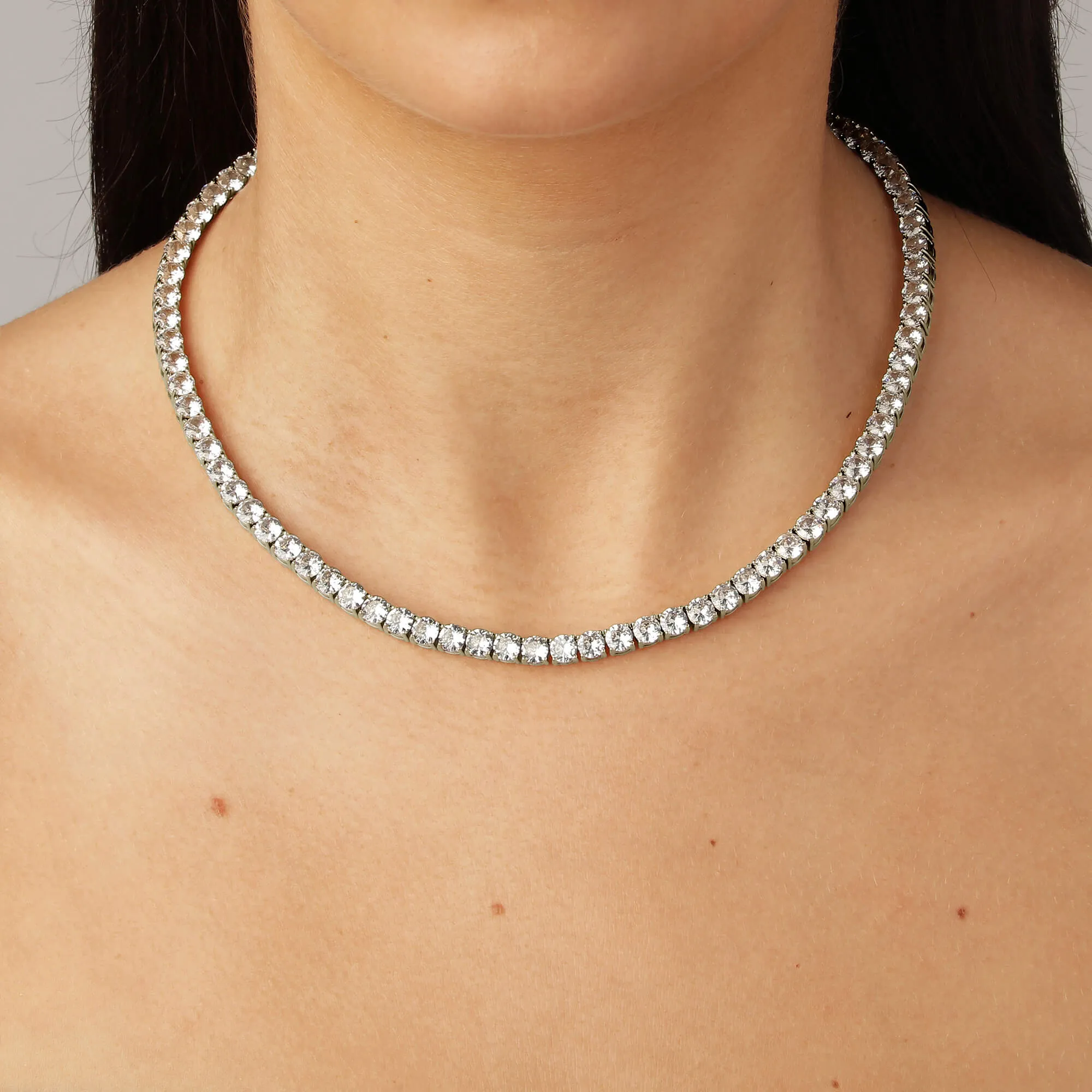 Dyrberg Kern Snake Silver Necklace
