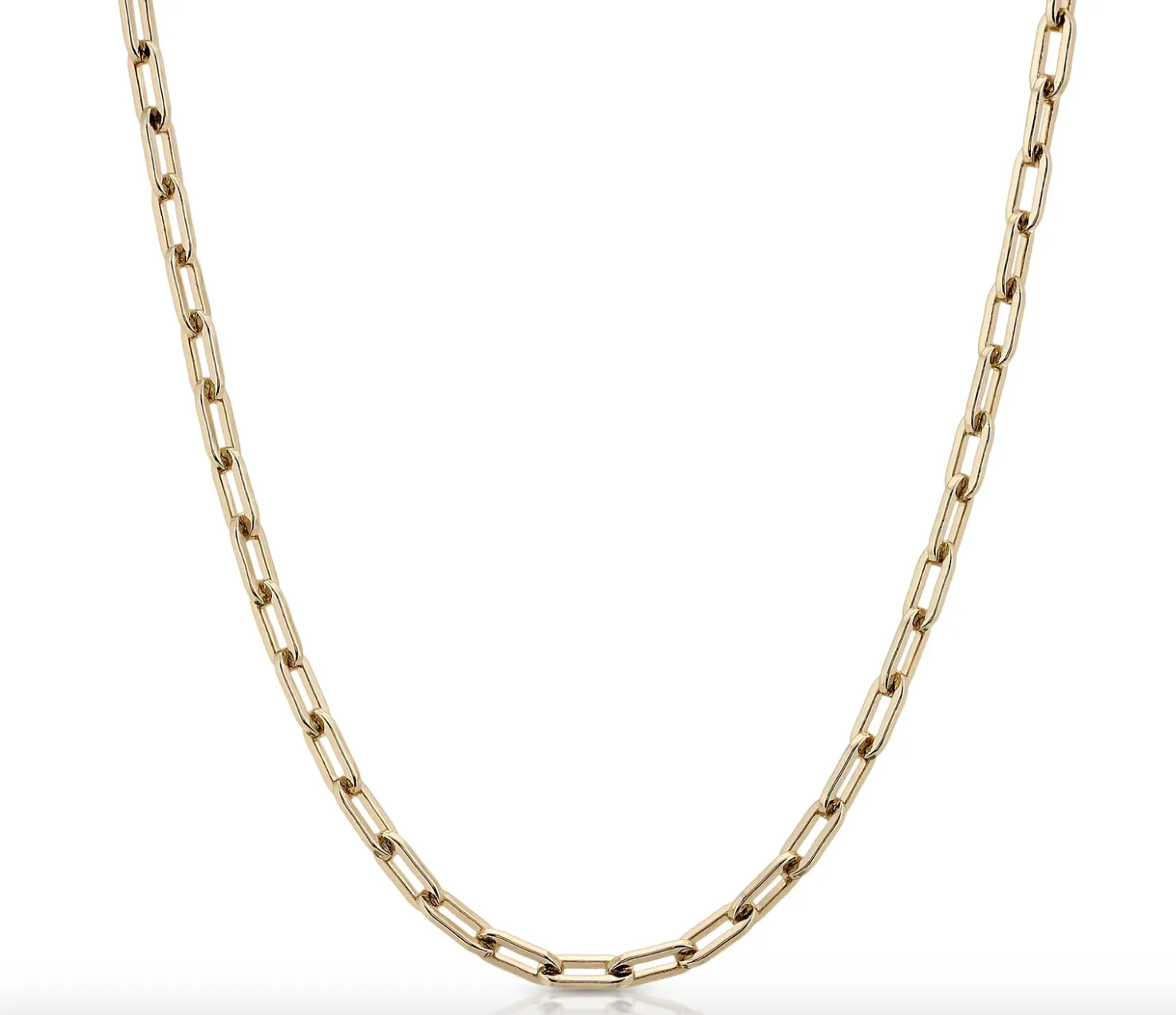 Eklexic Medium Link Necklace 20" Gold