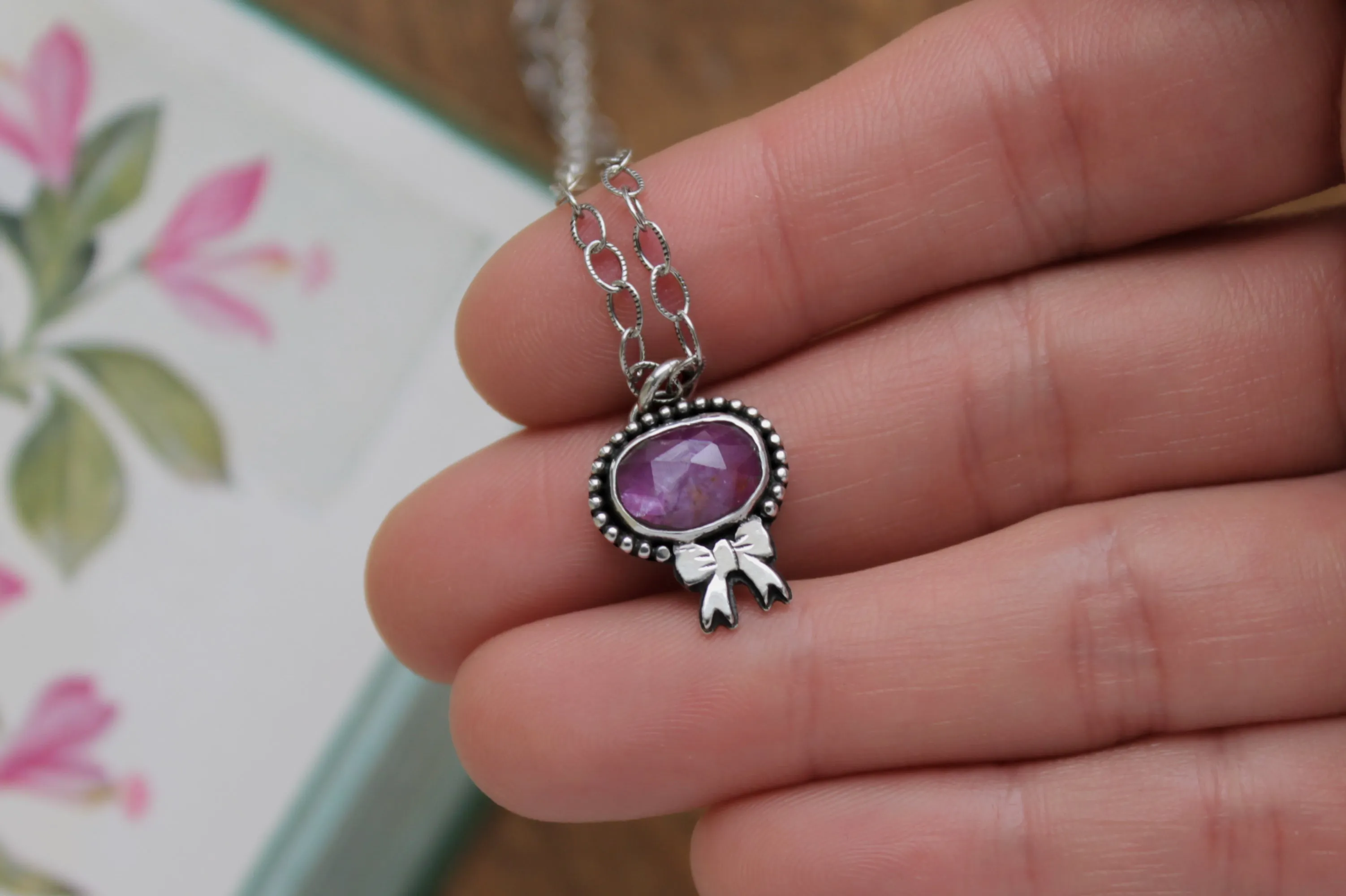 Enduring Love Ruby Necklace #1