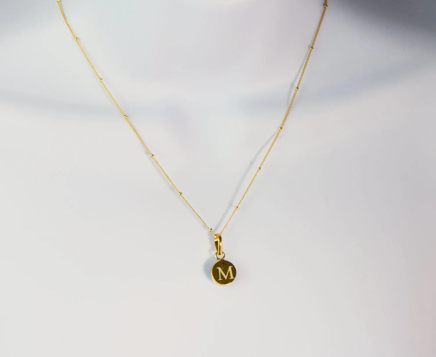 Engraved Birthstone Necklace