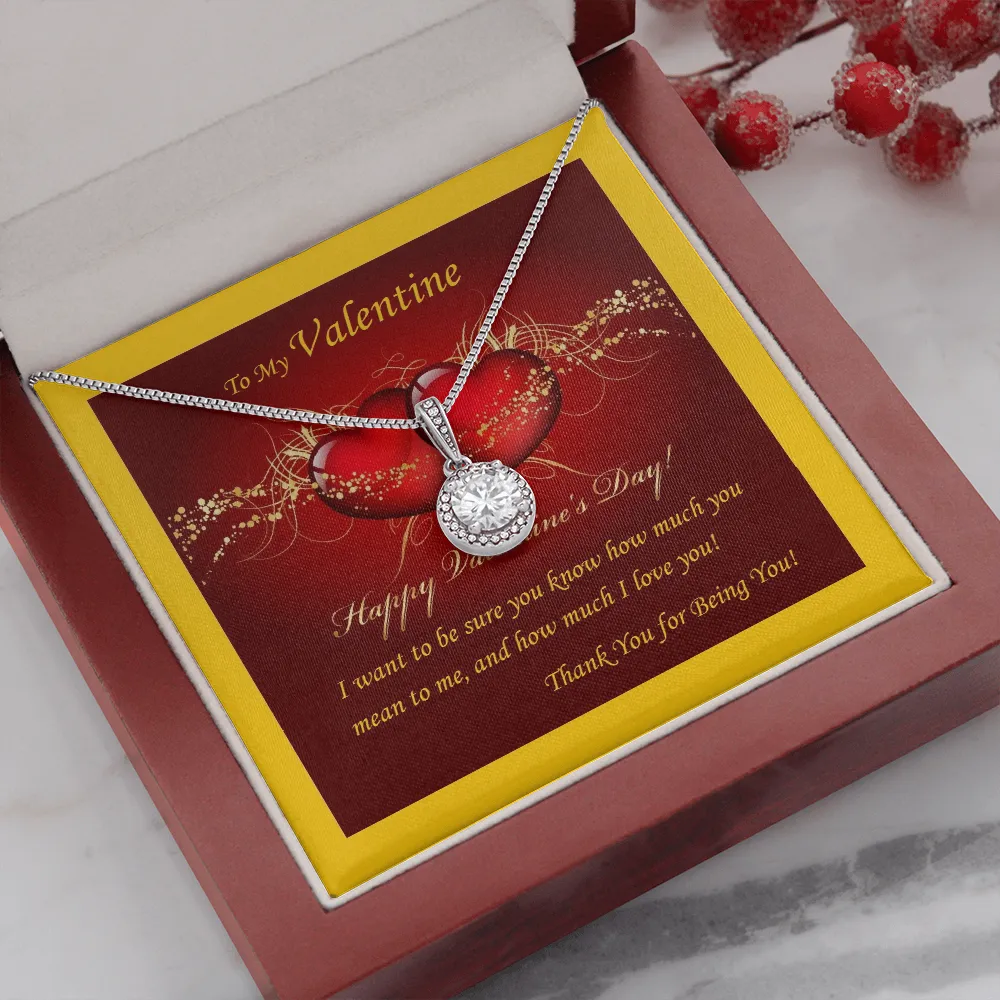 Eternal Hope Necklace, For Her, Valentine's Day, Mother, Wife, Girlfriend, Custom Message Card