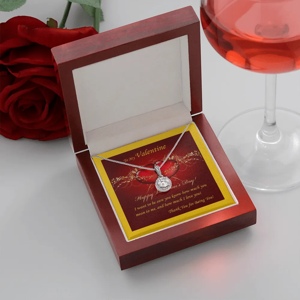 Eternal Hope Necklace, For Her, Valentine's Day, Mother, Wife, Girlfriend, Custom Message Card