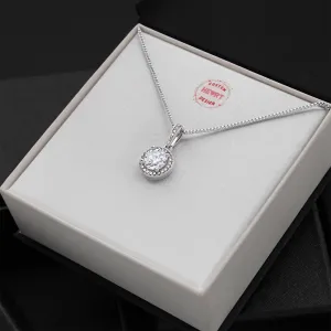 Eternal Hope Solitaire Necklace