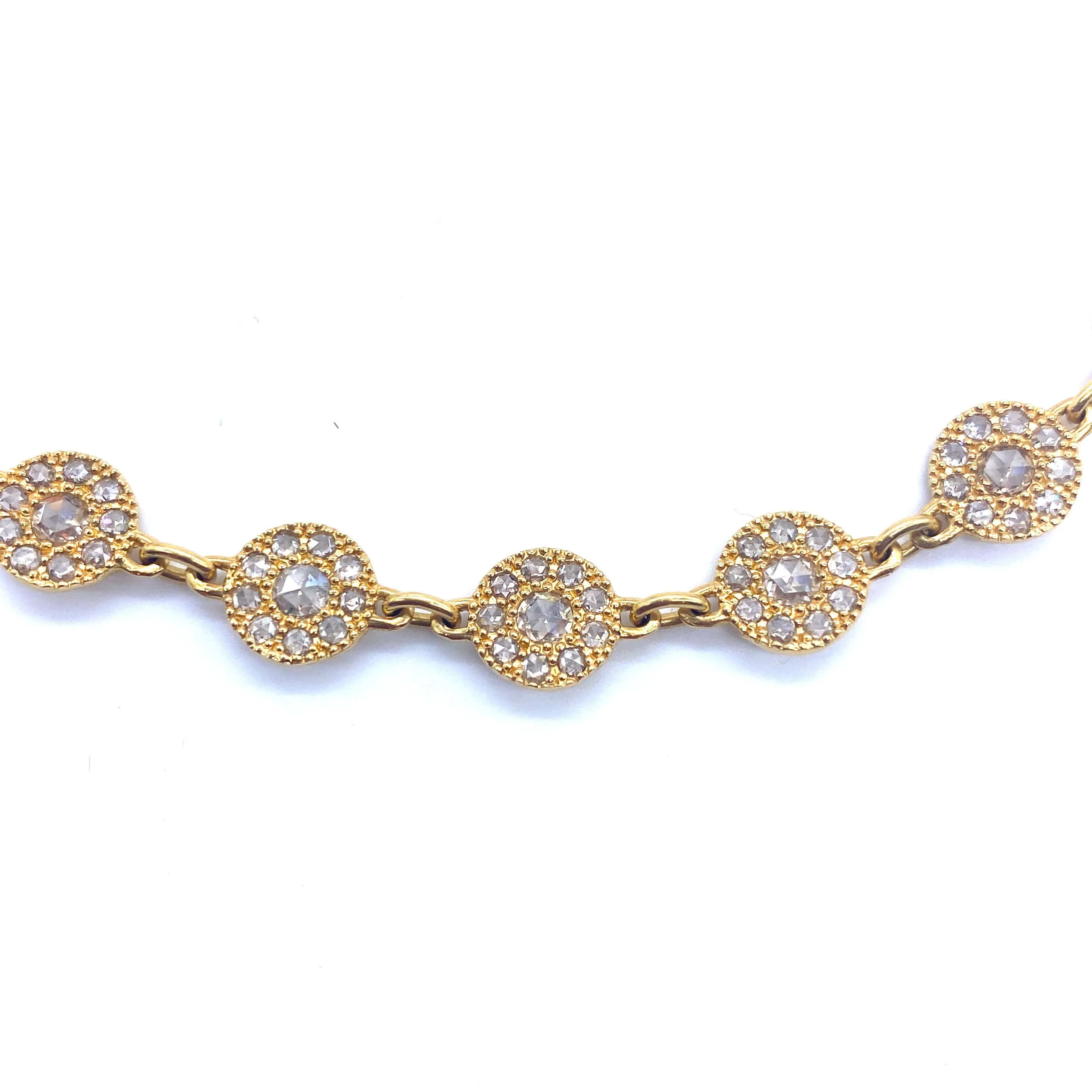 Eternity 20K “Opera” Necklace with Diamonds