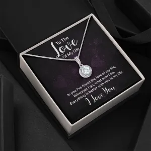 Everything is better with you-Eternal Hope Necklace for Wife, Girlfriend