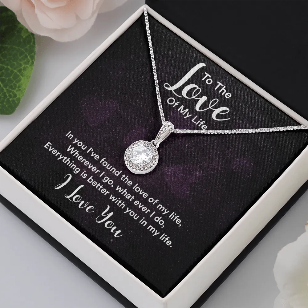 Everything is better with you-Eternal Hope Necklace for Wife, Girlfriend