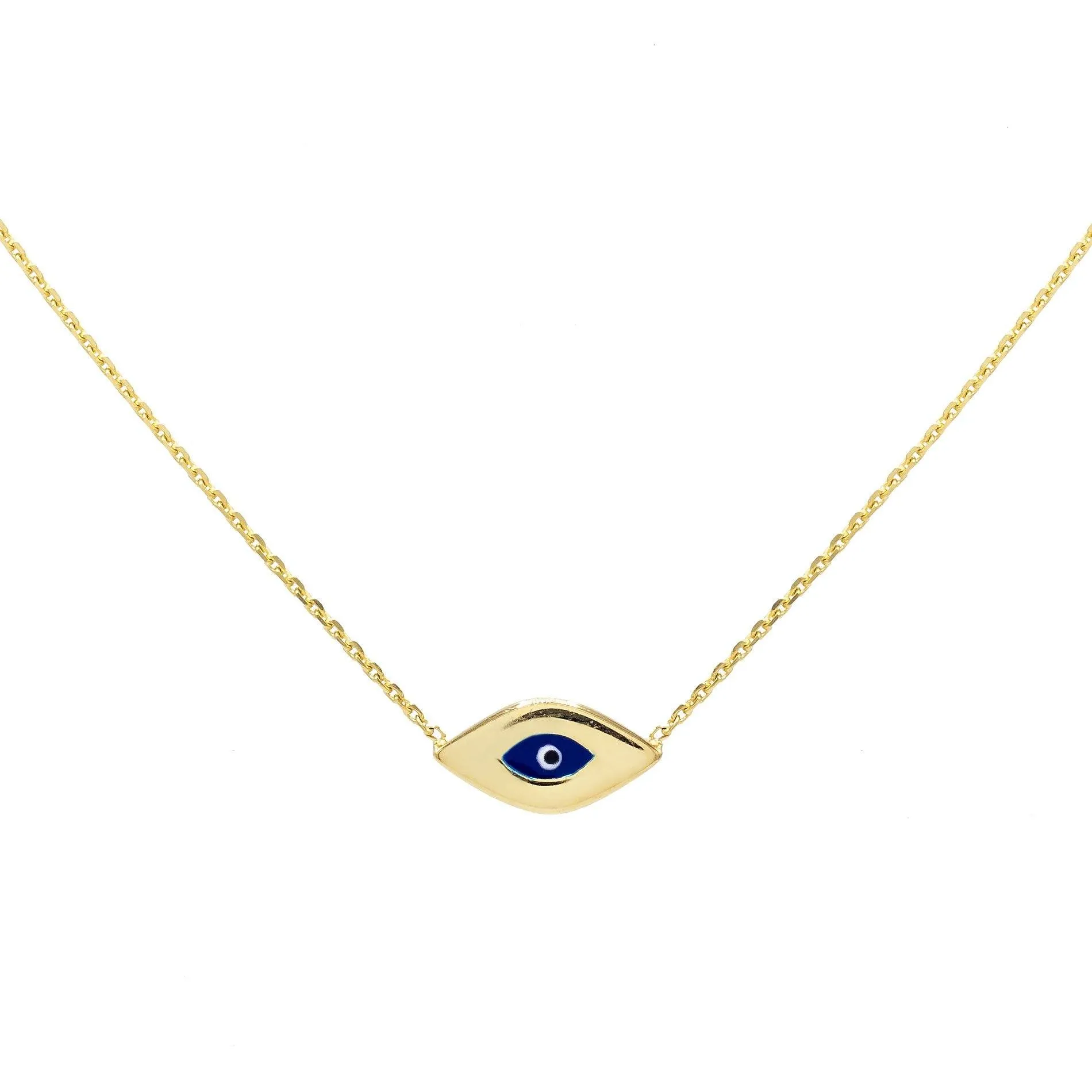 Evil Eye Necklace 14K