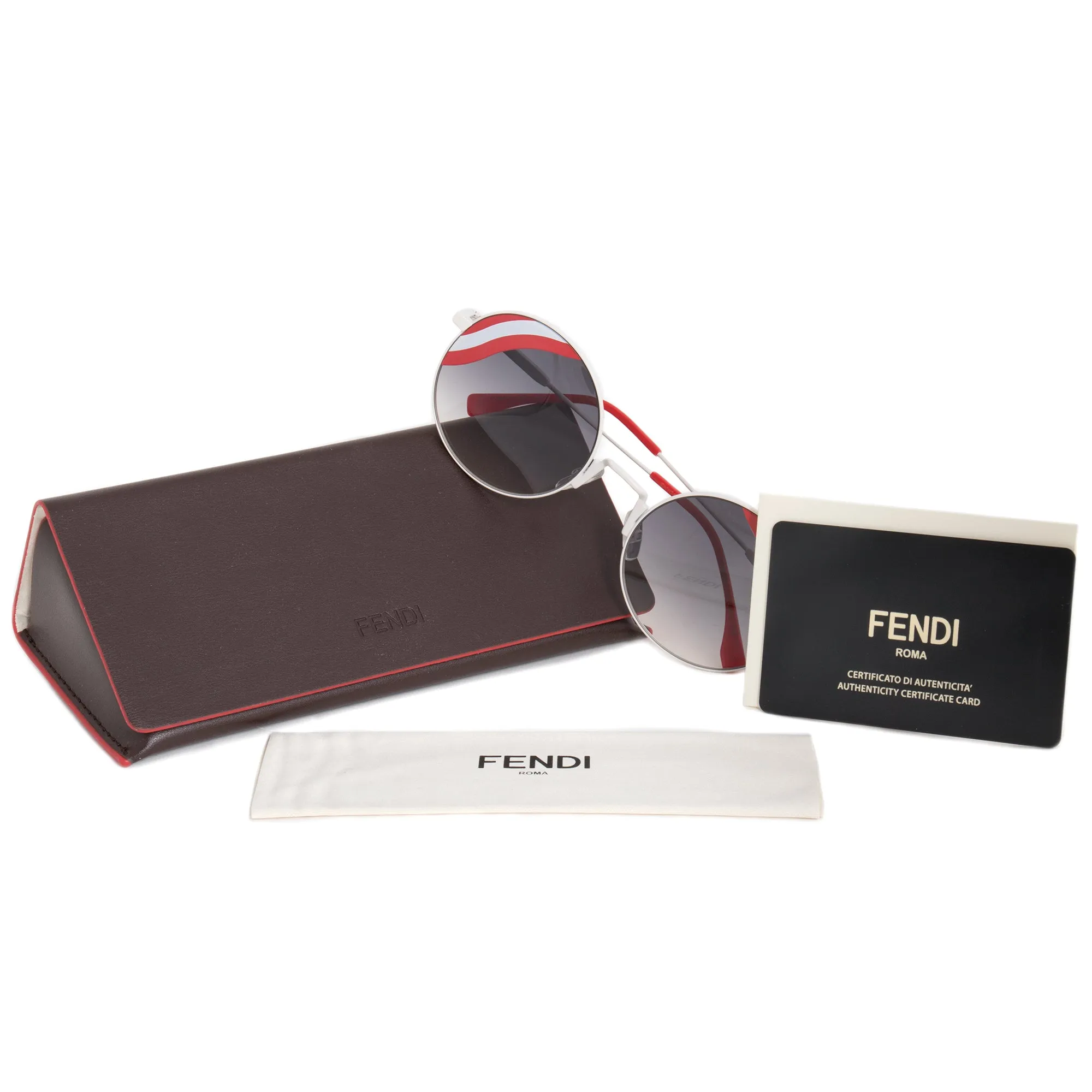Fendi Waves Round Sunglasses FF0248S VK6 9O 53
