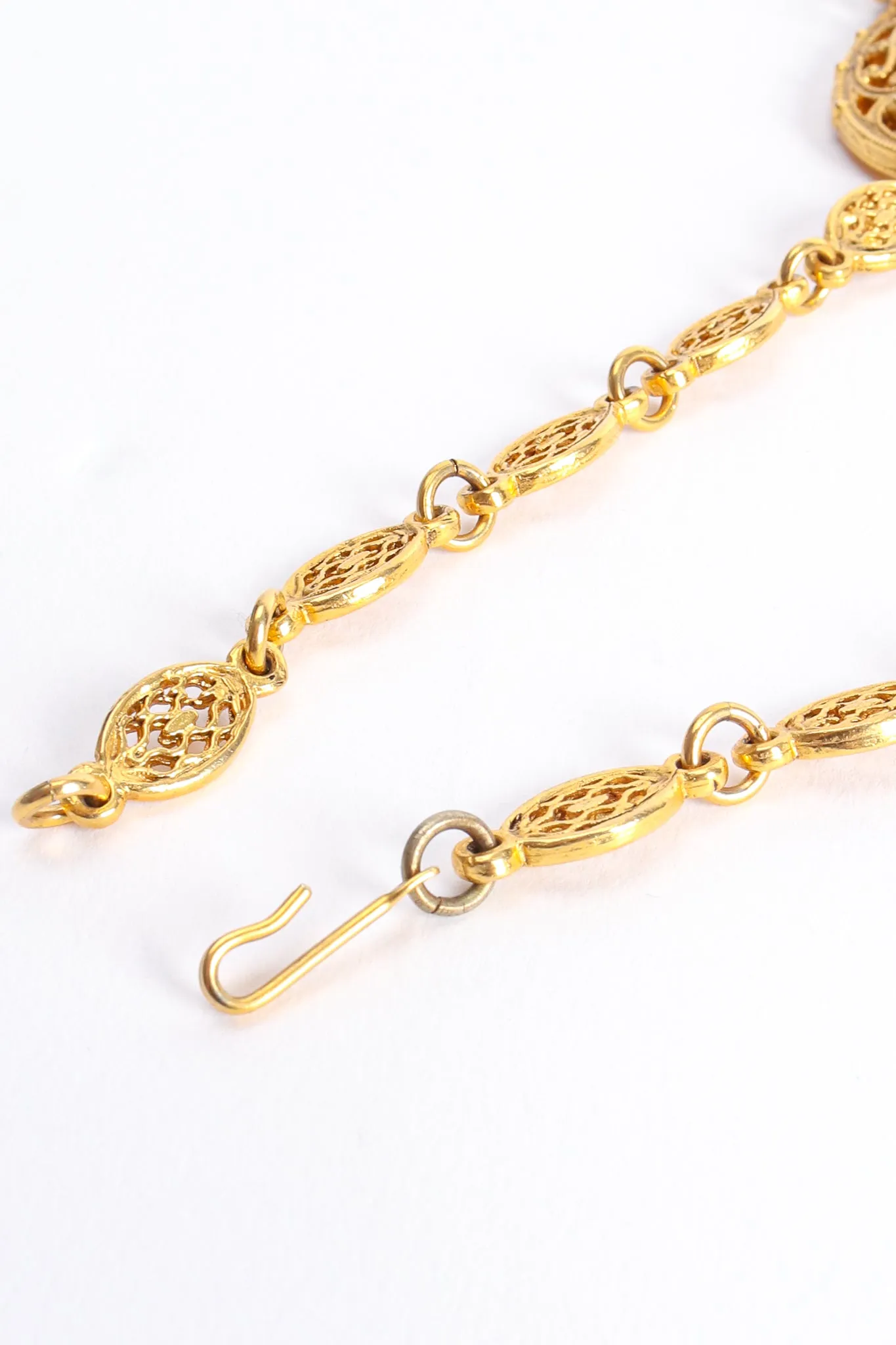 Filigree Waterfall Bead Necklace