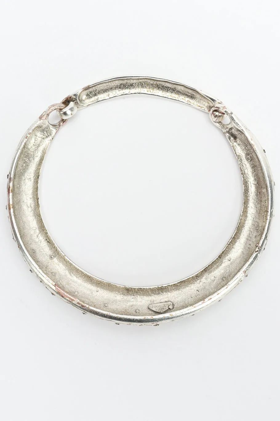 Fleur De Lis Collar Plate Necklace