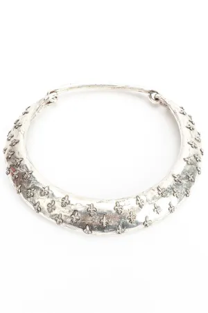 Fleur De Lis Collar Plate Necklace