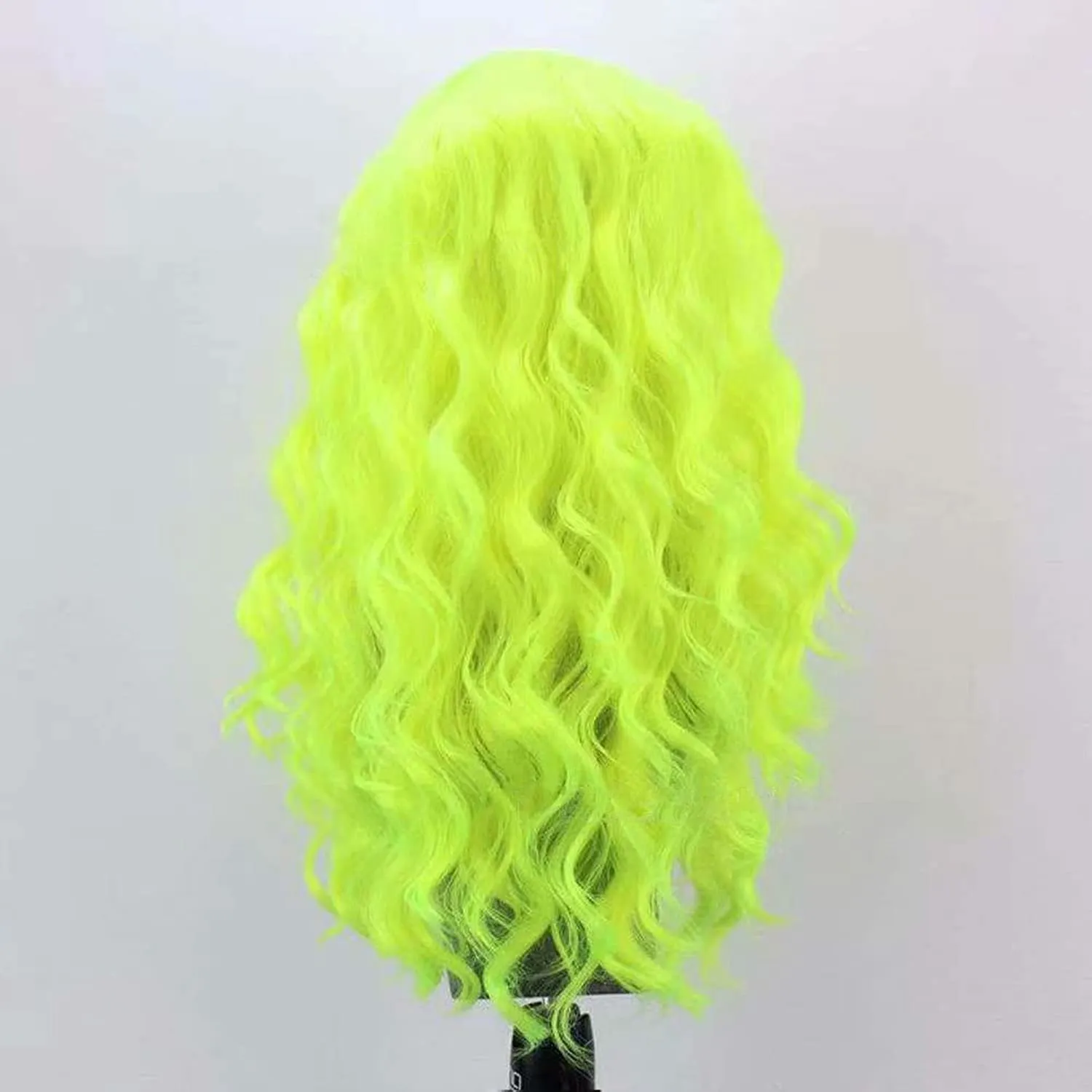 Fluorescent Bright Green Lace Front Wig