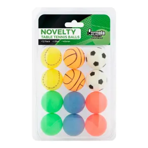 Formula Sport Table Tennis Balls Novelty 12pk