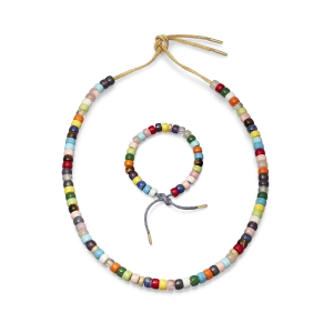 FORTE Beads Rainbow Necklace and Bracelet Multikit