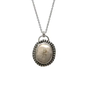 Fossilized Sand Dollar Necklace #1