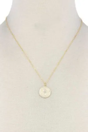 Gemini Circle Necklace
