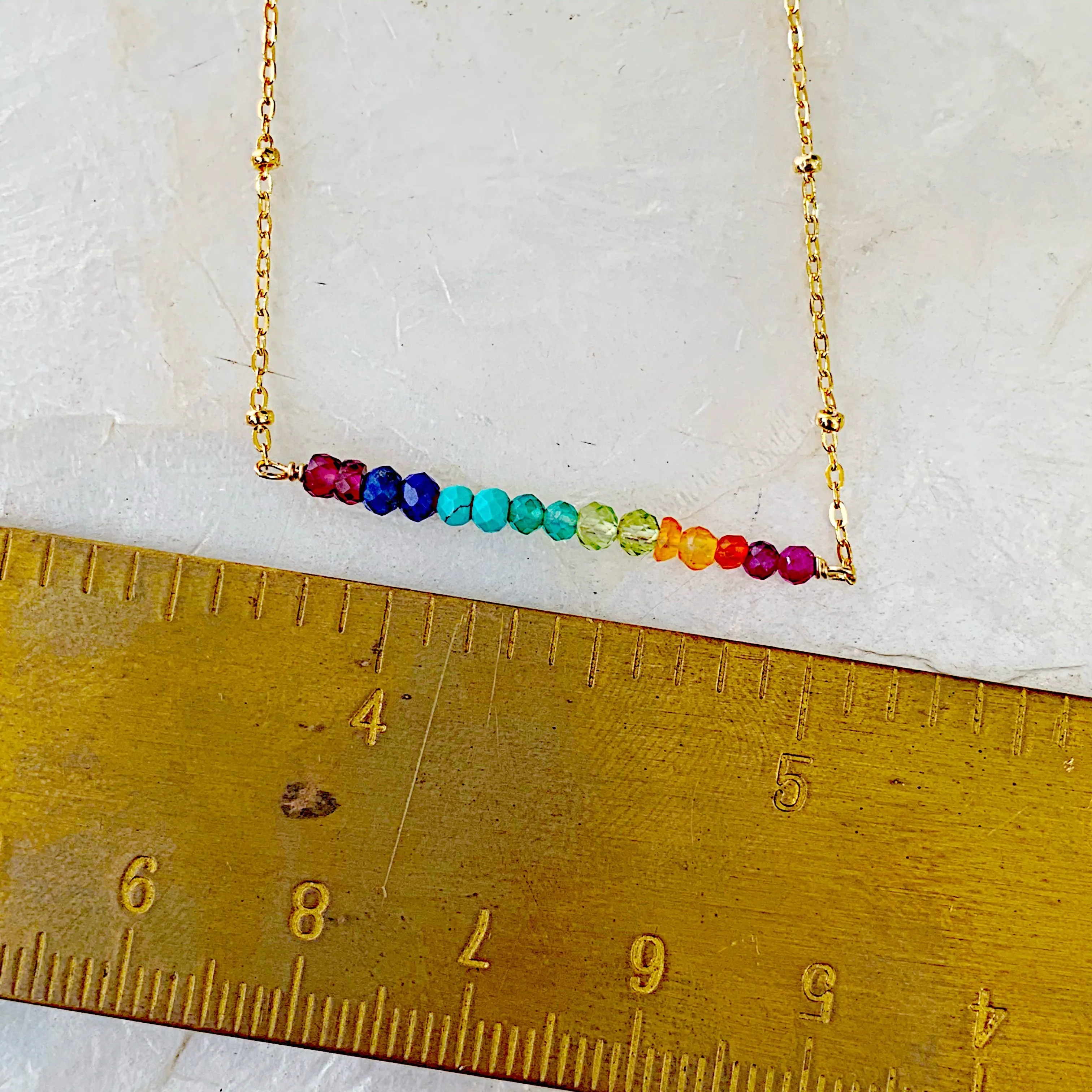 Gemstone Spectrum Necklace
