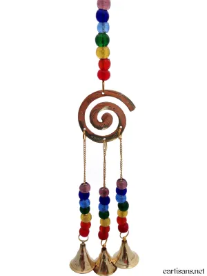 Goddess Spiral Chakra Wind Chime-Bells
