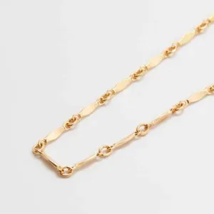 Gold Chain Link Necklace
