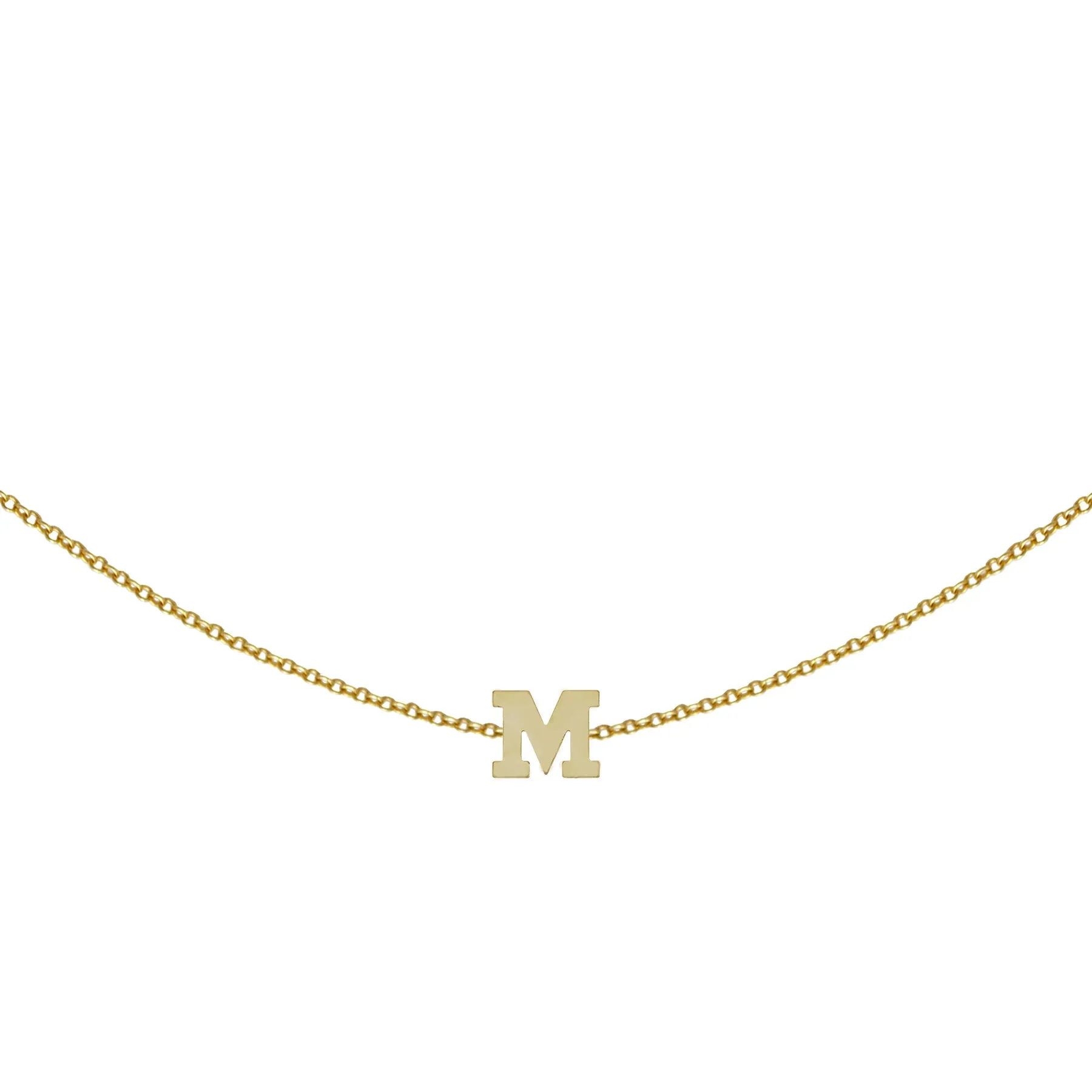 Gold Initial Necklace - 2 Initials
