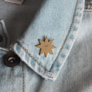 Gold Star Enamel Pin