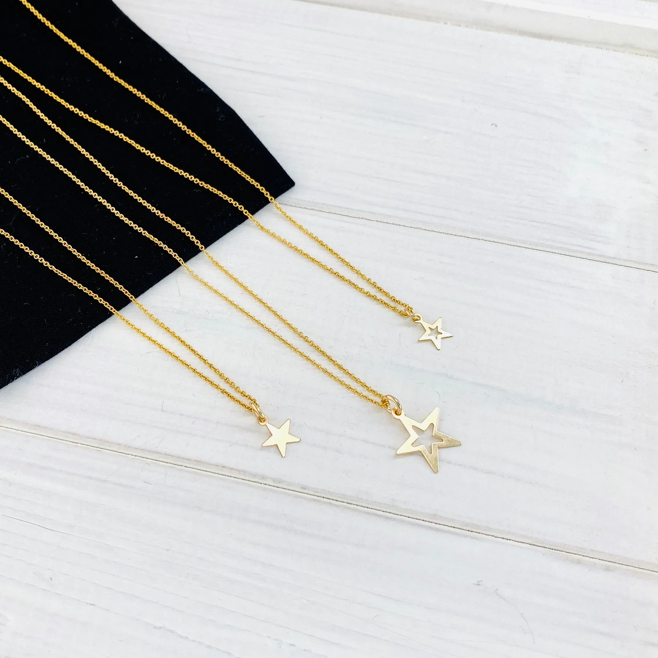 Gold Star Necklace