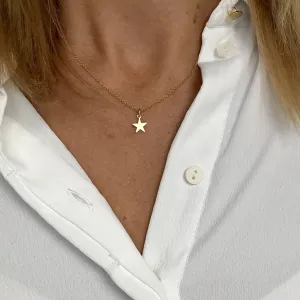Gold Star Necklace