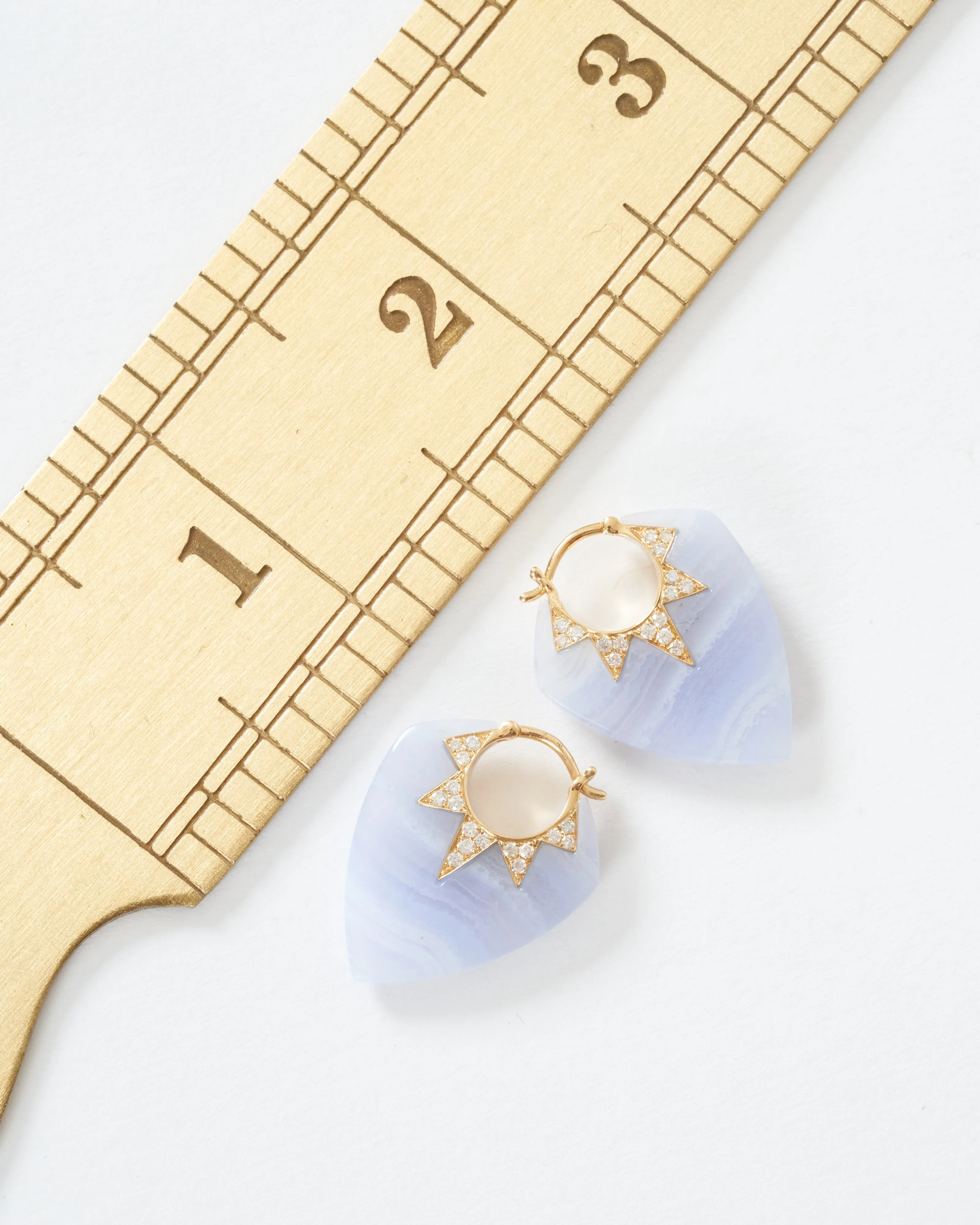 guitar pick earrings