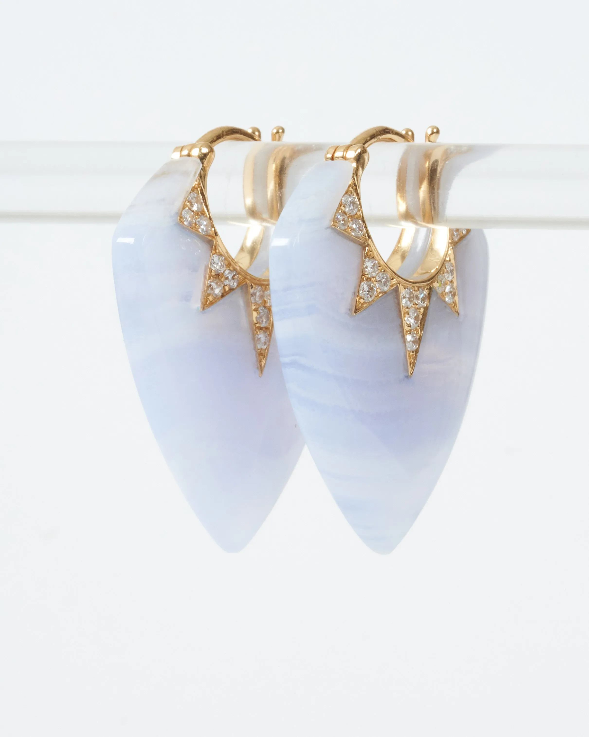 guitar pick earrings