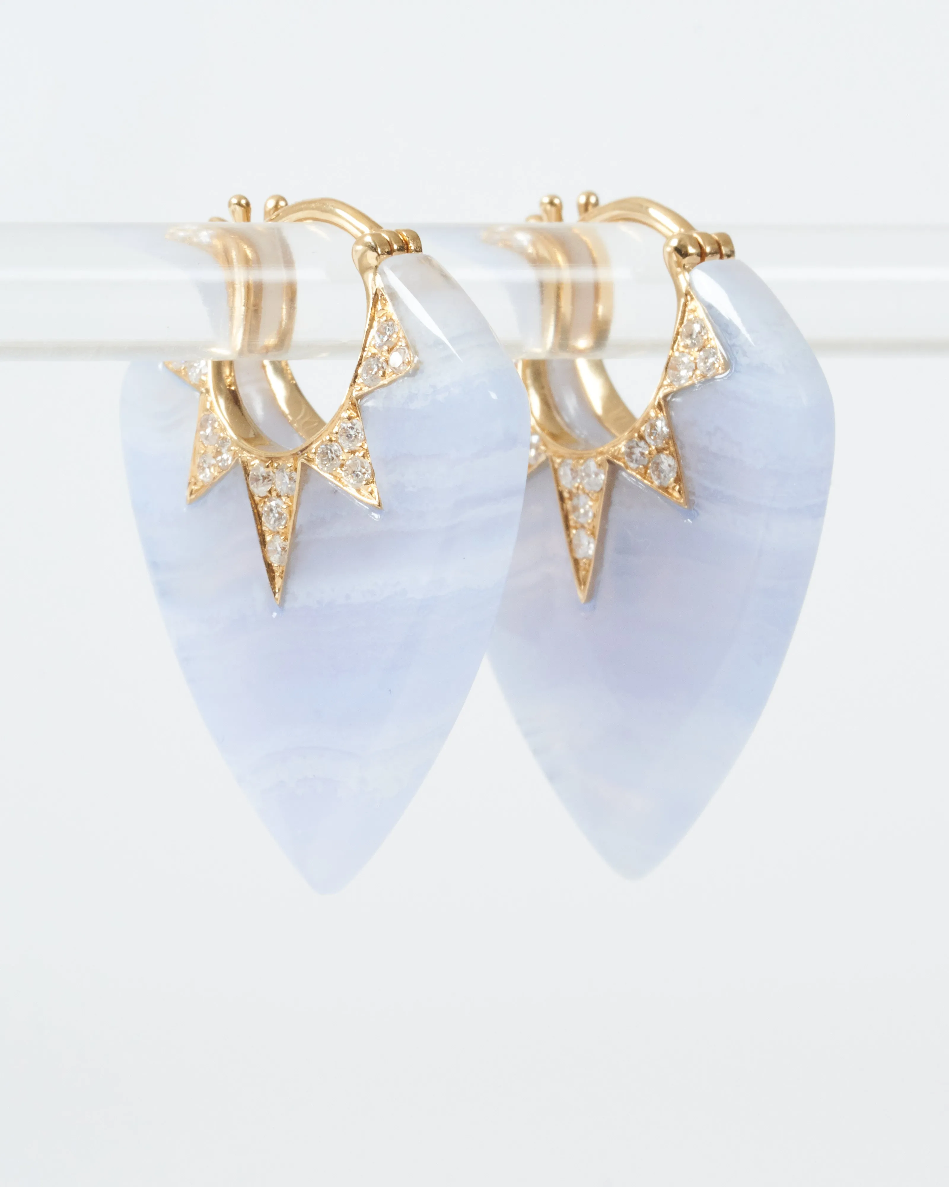 guitar pick earrings