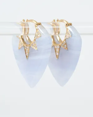 guitar pick earrings