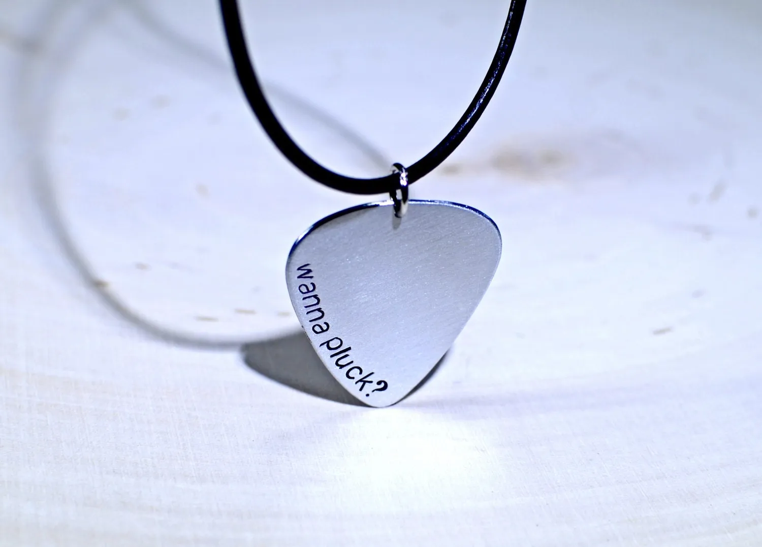 Guitar pick necklace