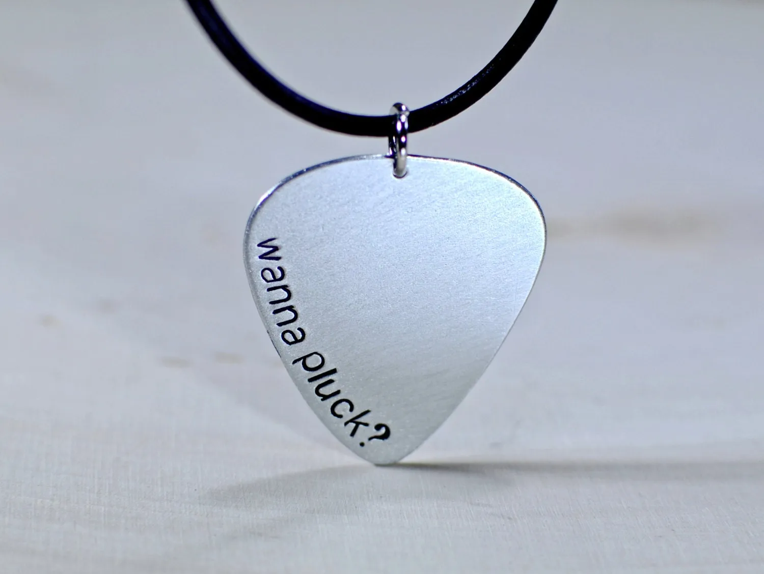 Guitar pick necklace