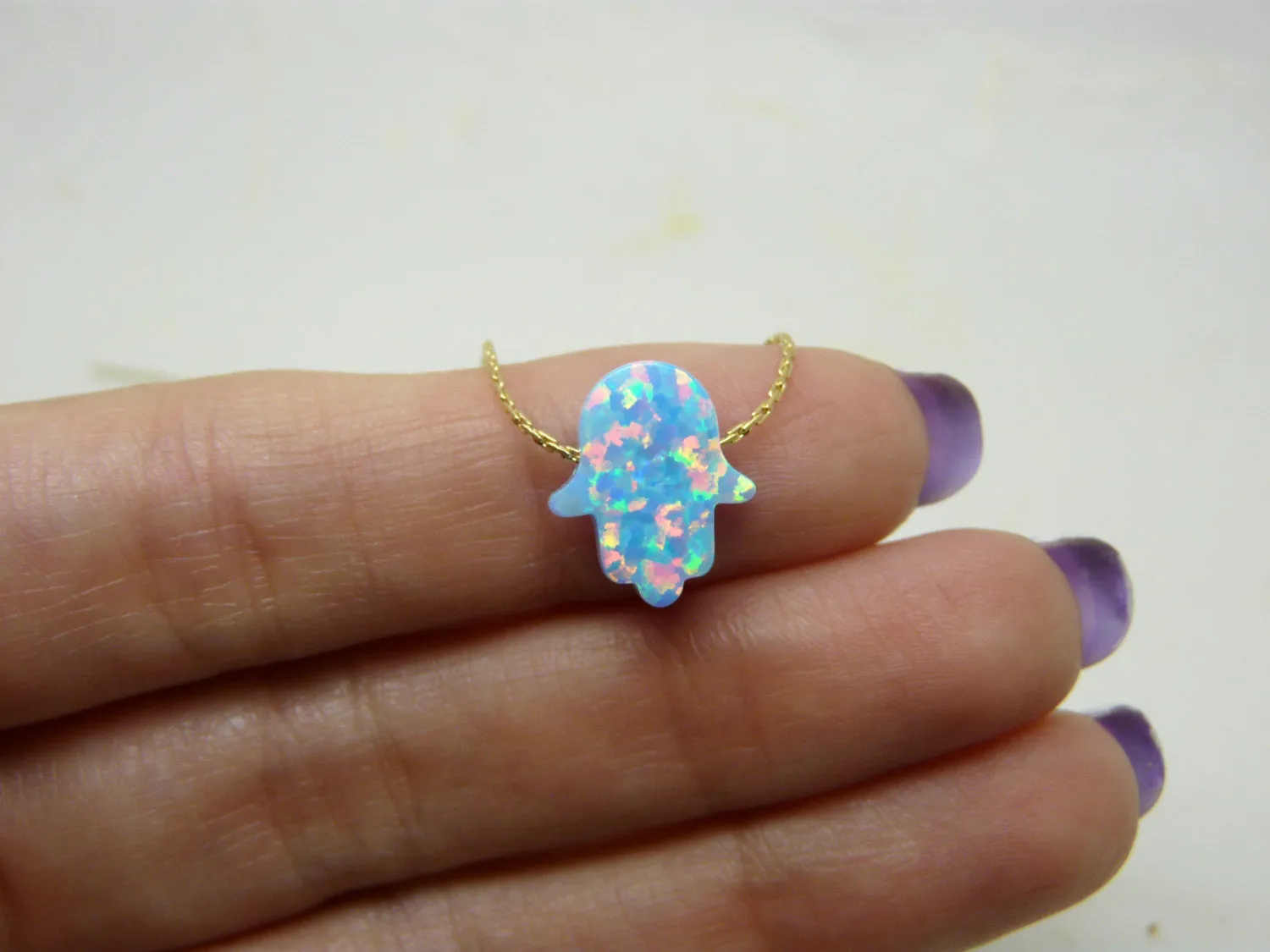 Hamsa Necklace – 19 vibrant colors