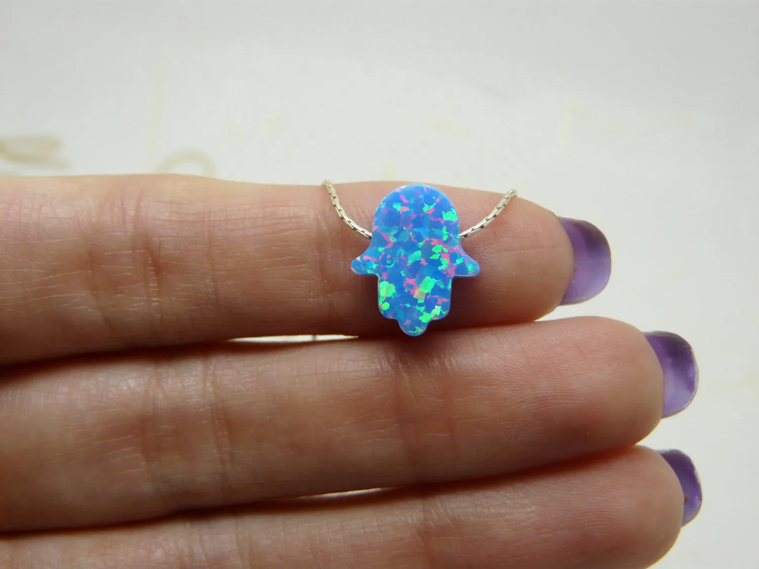 Hamsa Necklace – 19 vibrant colors