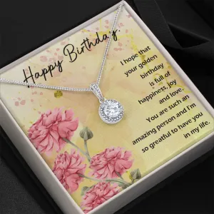 Happy Birthday - Full Of Happiness And Joy (Extremely High Demand) - Eternal Hope Necklace