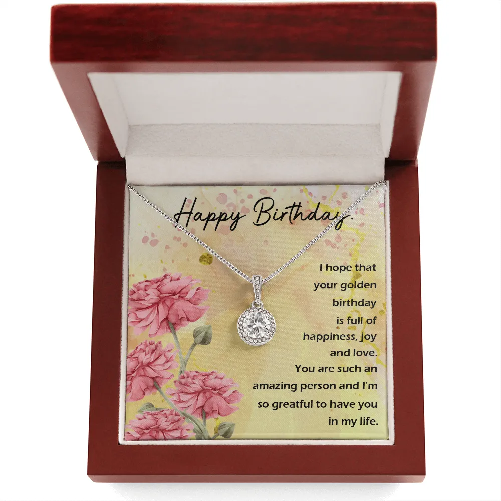 Happy Birthday - Full Of Happiness And Joy (Extremely High Demand) - Eternal Hope Necklace