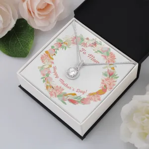 Happy Mother's Day Floral Birds Eternal Hope Necklace