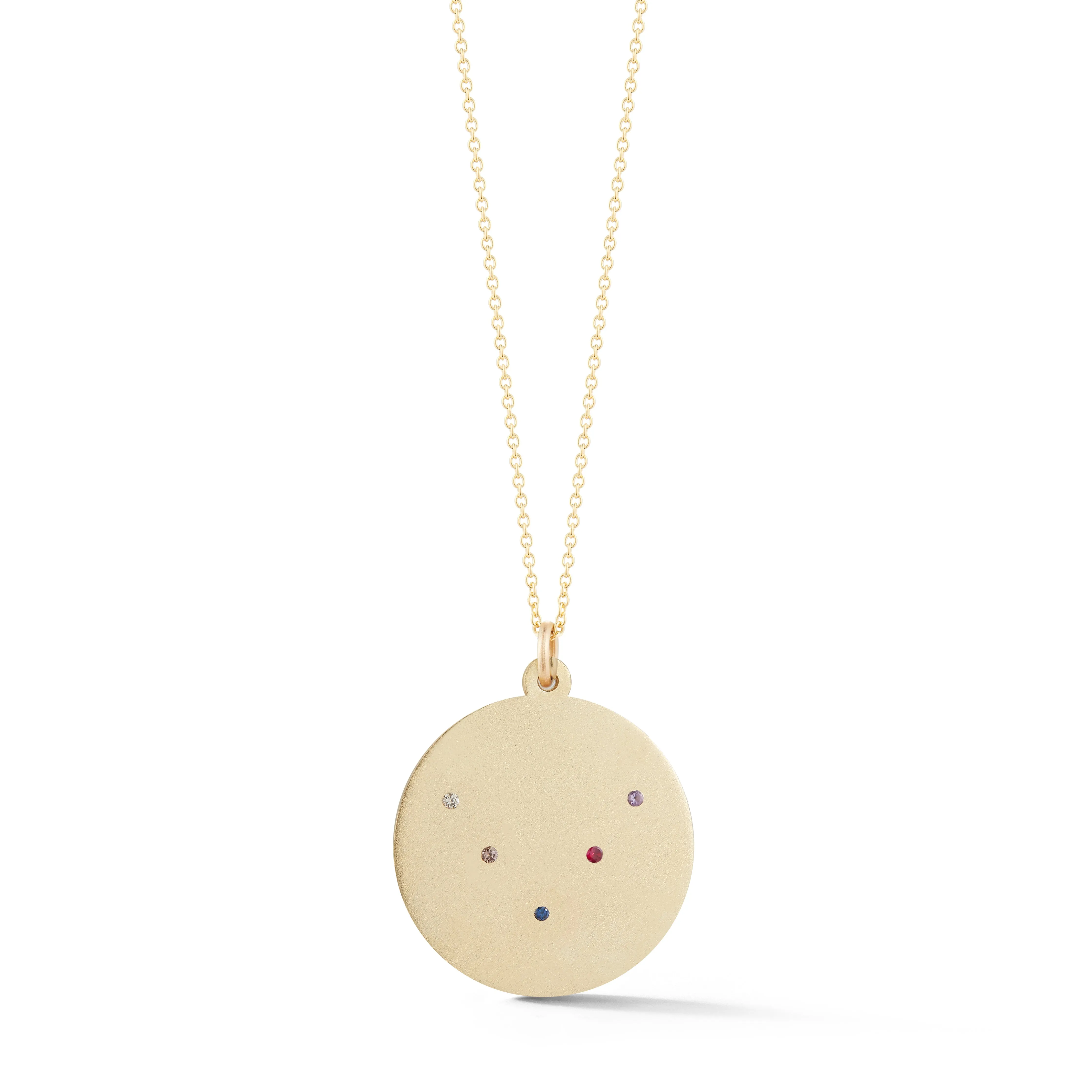 Hawk Gold Plated Charm Chain Necklace