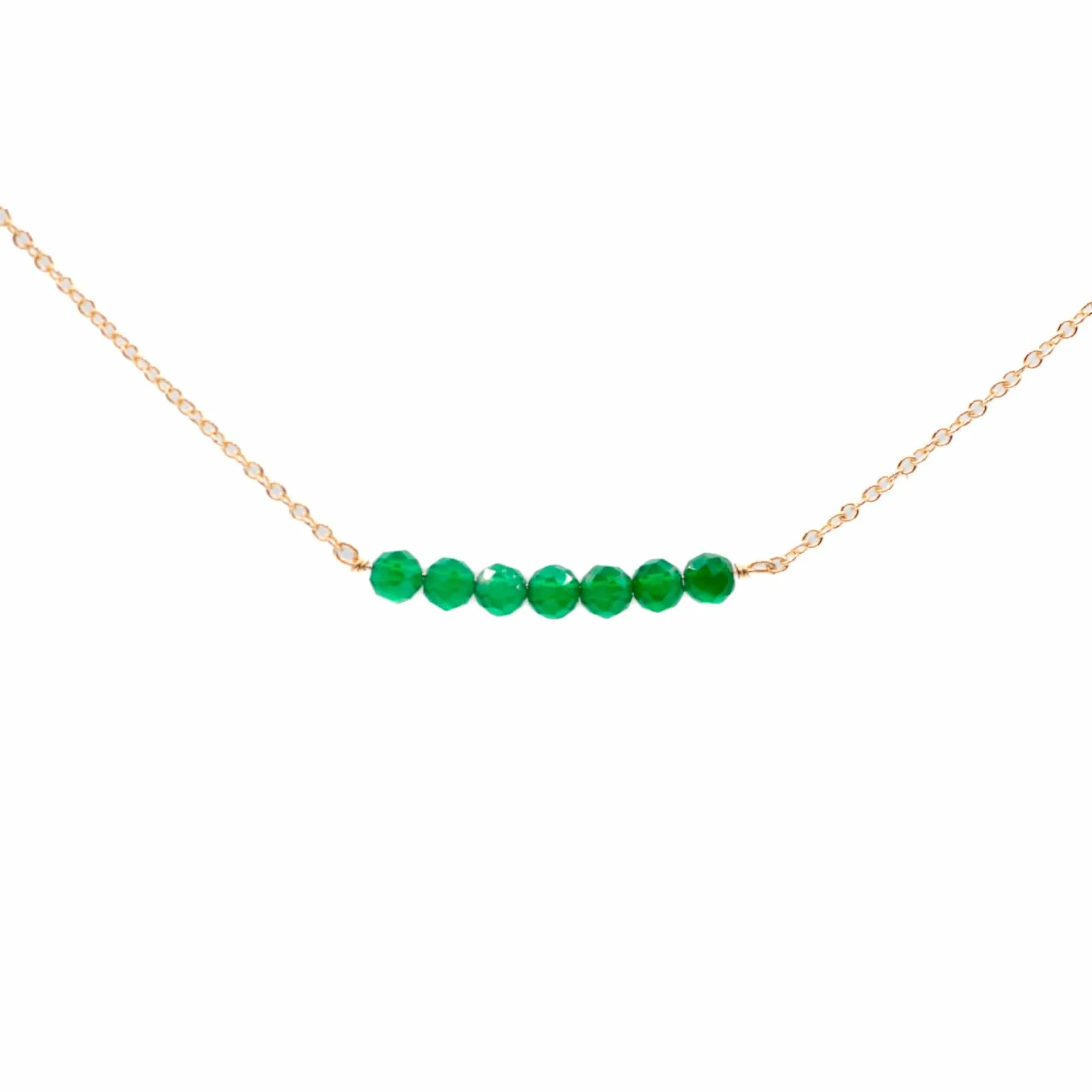 I Am Lucky - Green Jade Necklace