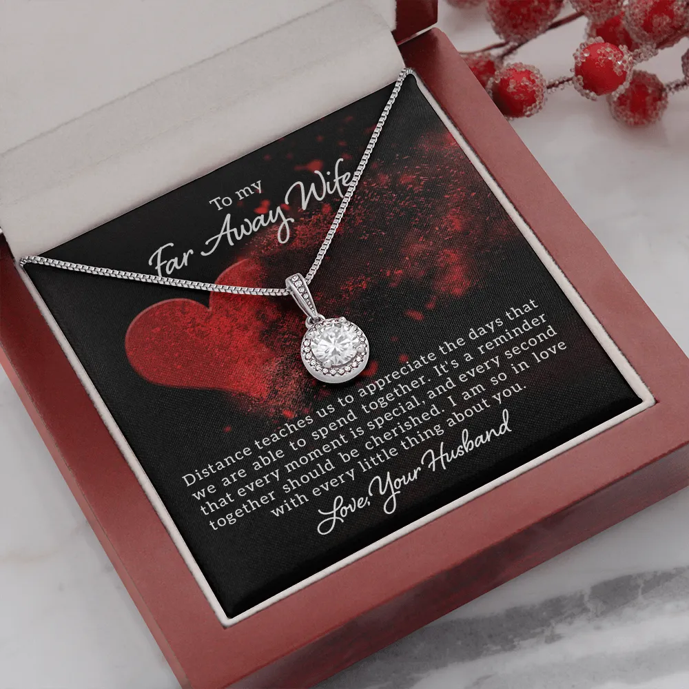 I am so in love with you-Eternal Hope Necklace for Far Away Wife
