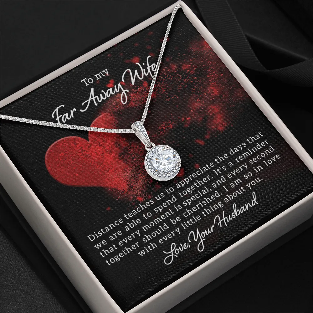 I am so in love with you-Eternal Hope Necklace for Far Away Wife