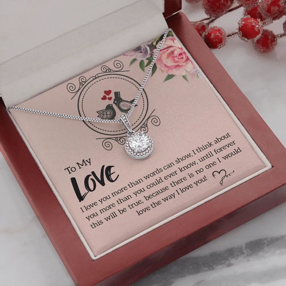 I love you more-Eternal Hope Necklace for Wife, Girlfriend