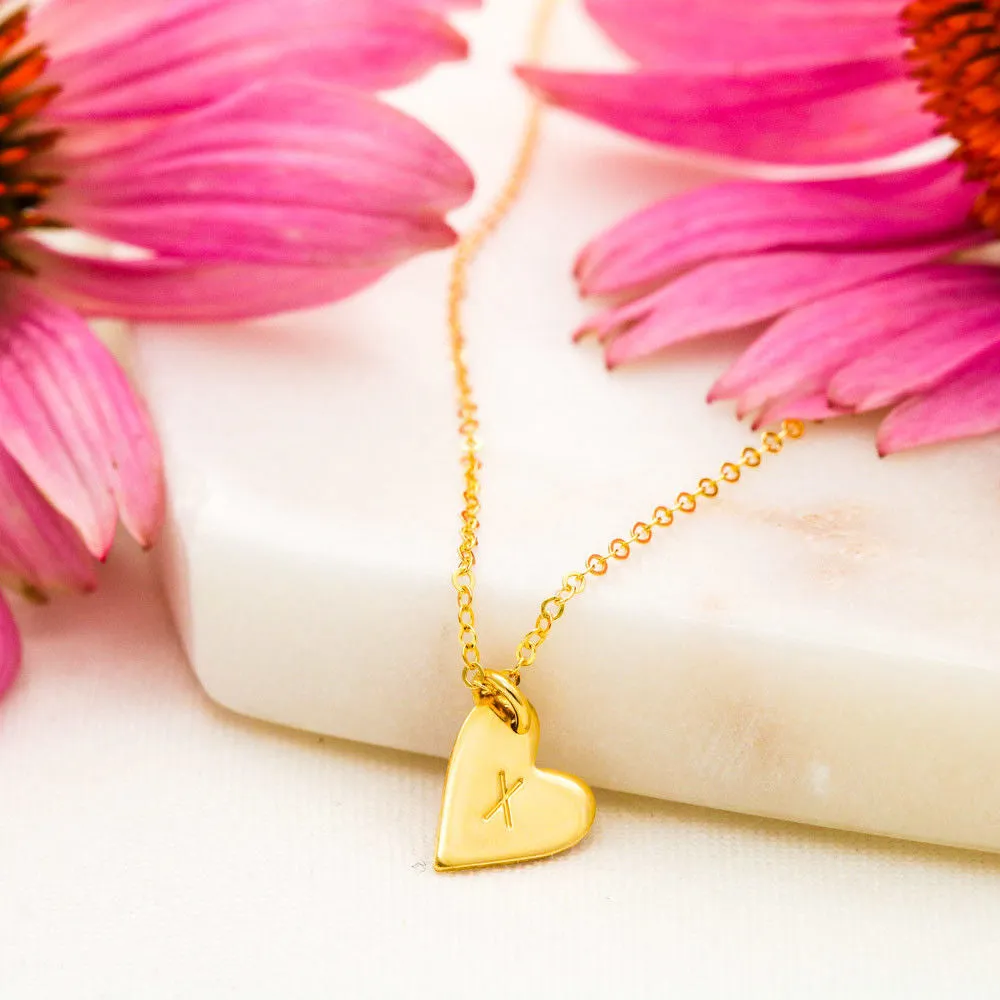 I Wish I Met You Sooner Heart Charm Necklace