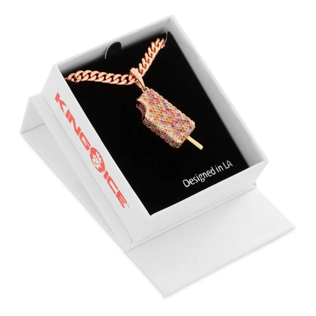 Ice Cream Collection x King Ice - Good Humor™ Strawberry Shortcake Necklace