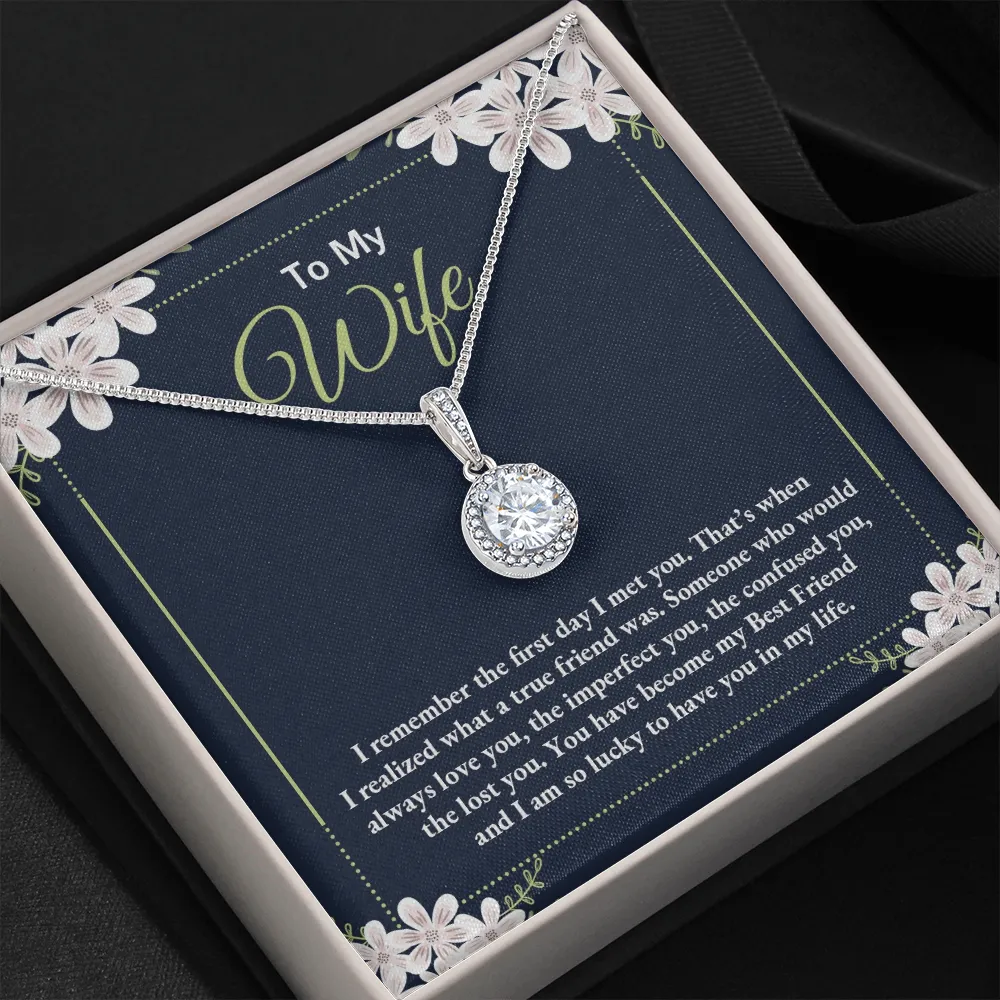 I’m lucky to have you-Eternal Hope Necklace for Wife