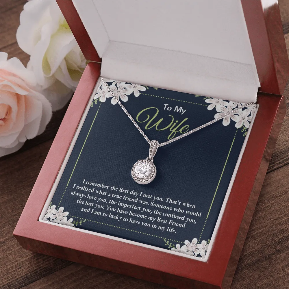 I’m lucky to have you-Eternal Hope Necklace for Wife