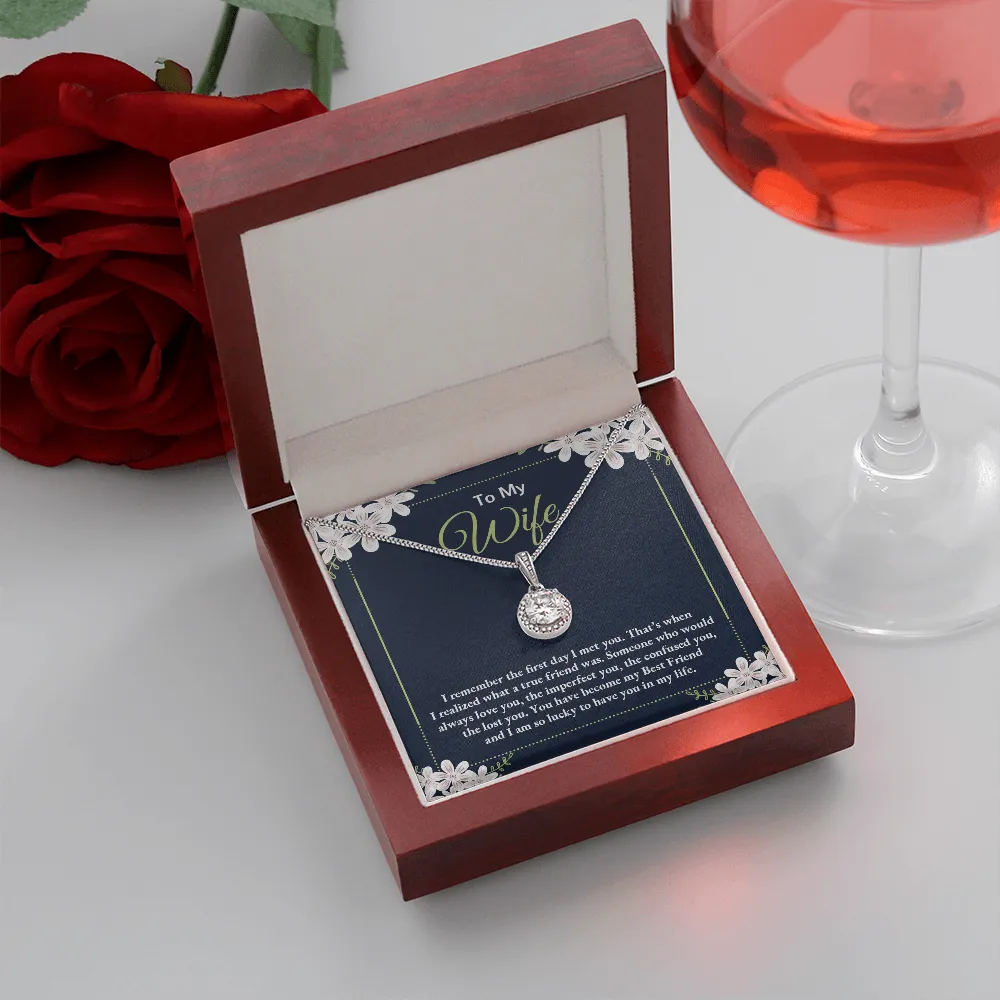 I’m lucky to have you-Eternal Hope Necklace for Wife